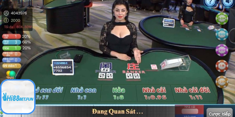 Baccarat có luật lệ hết sức đơn giản, dễ nắm bắt