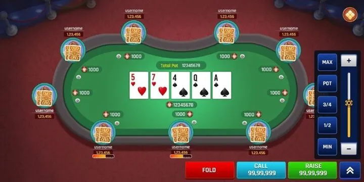 Các tình huống khi chơi poker nhà cái Hi88