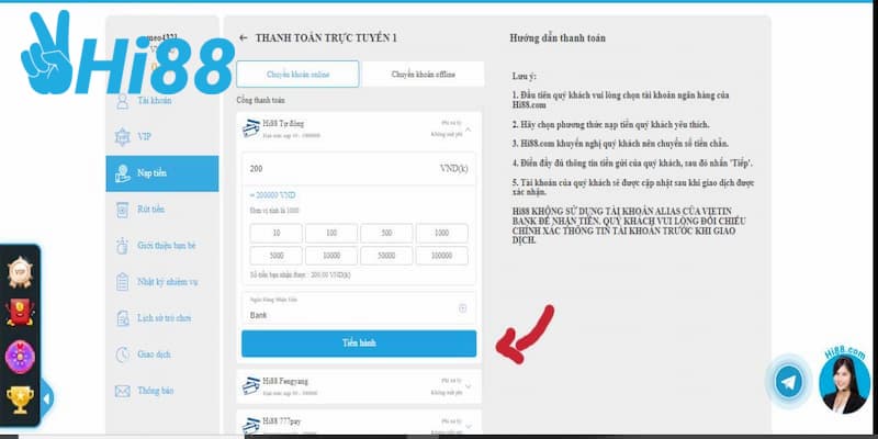 Lý do nên rút tiền nhà cái Hi88