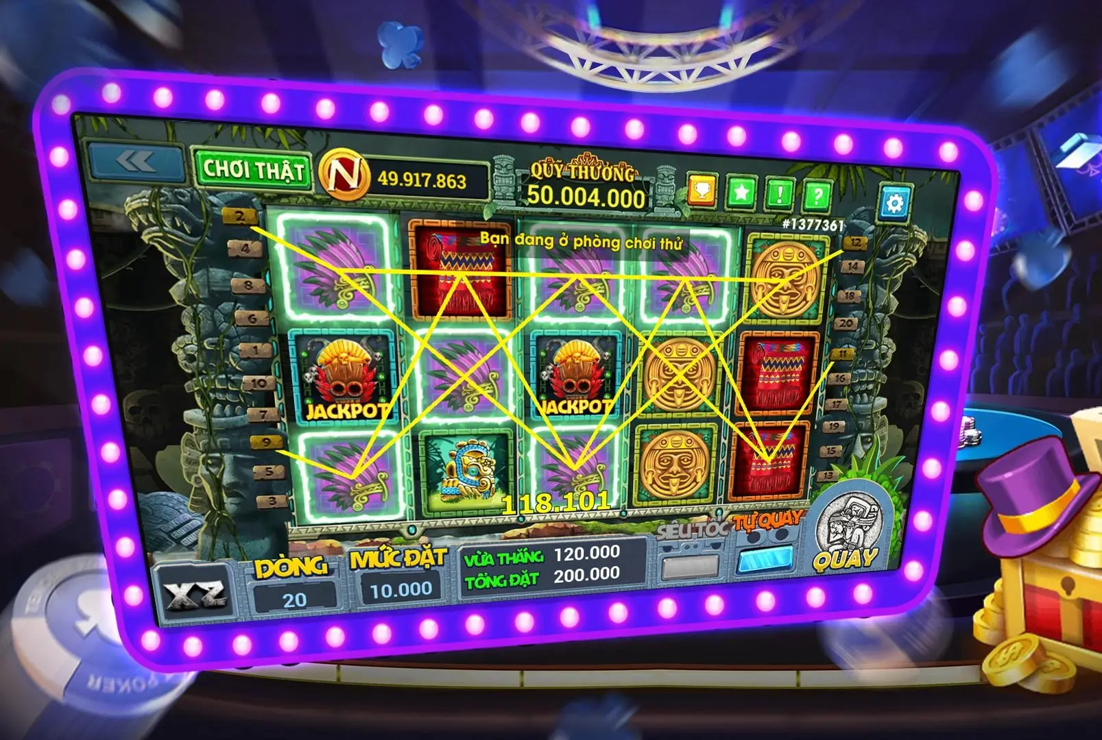 Tính năng trong game nổ hũ Rừng Xanh Hi88