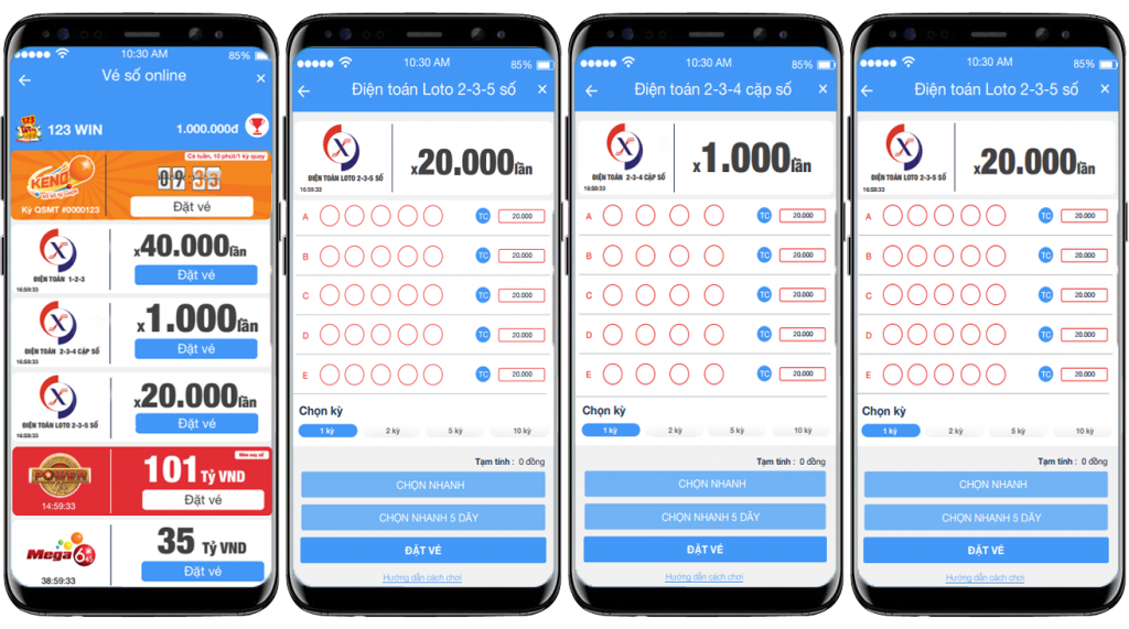 Cách chơi xổ số online nhà cái Hi88